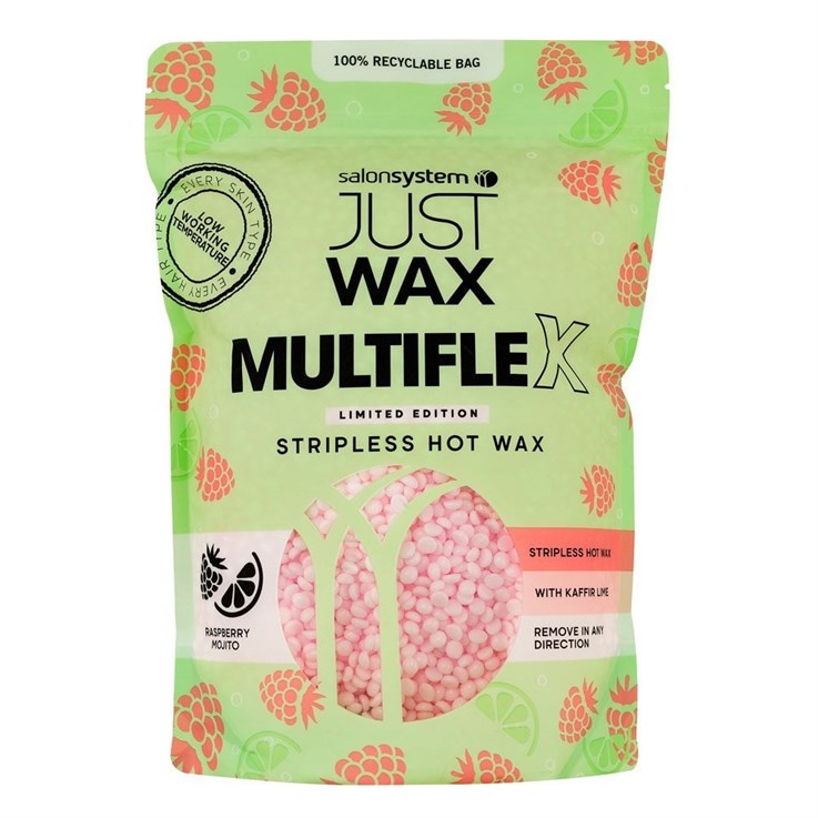Just Wax Expert Stripless Hot Wax Raspberry Mojito Limited Edition 700g